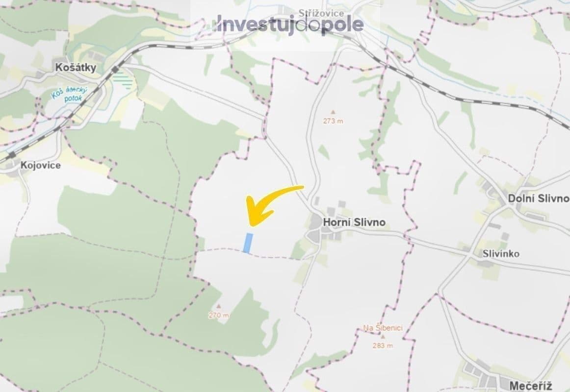 Prodej pozemku 2.124 m², Horní Slivno, Středočeský kraj Prodej pozemku 2.124 m², Horní Slivno, Středočeský kraj