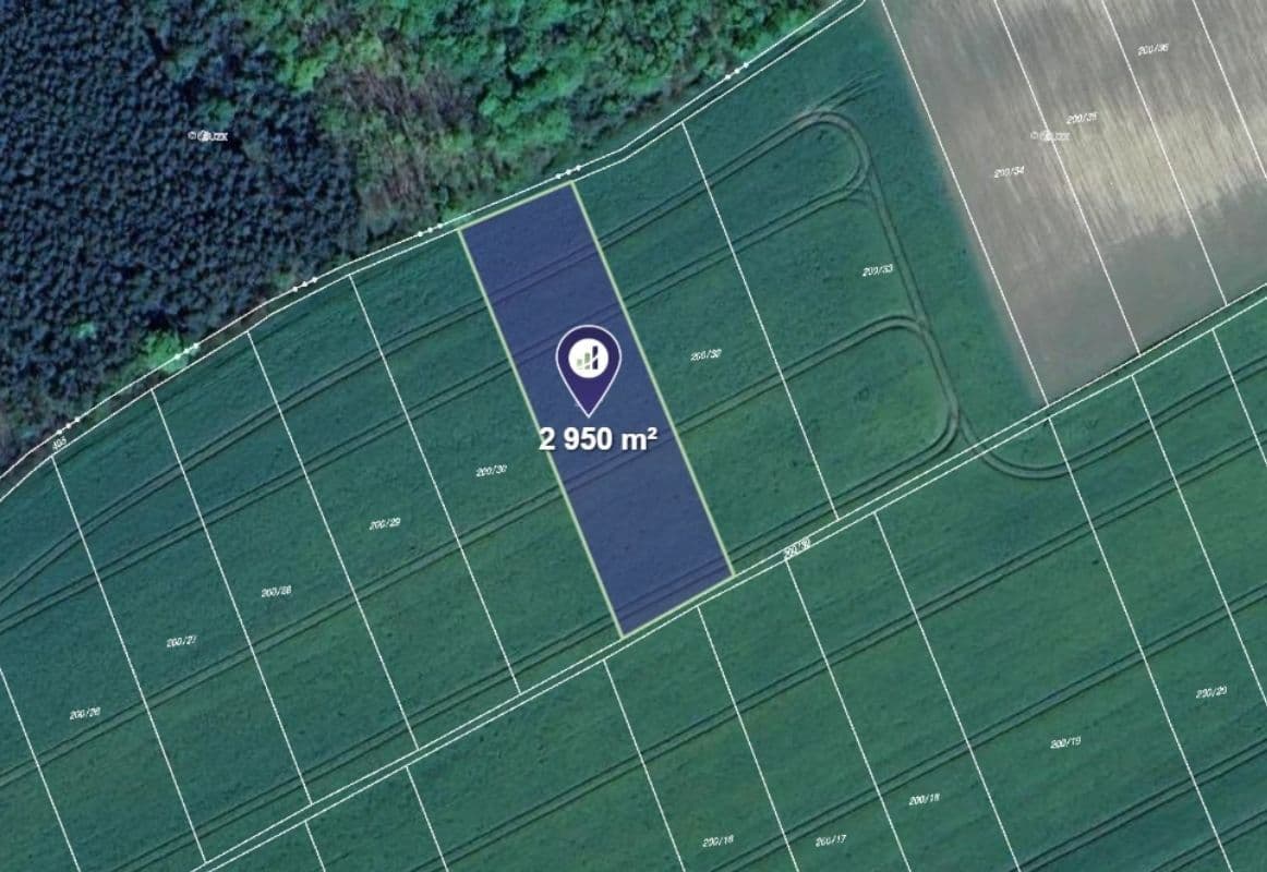 Prodej pozemku 2.959 m², Hřebečníky, Středočeský kraj Prodej pozemku 2.959 m², Hřebečníky, Středočeský kraj