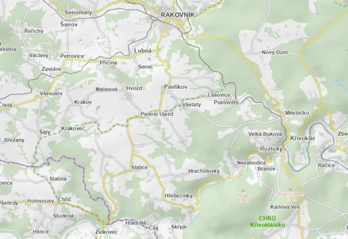 Prodej pozemku 2.959 m², Hřebečníky, Středočeský kraj Prodej pozemku 2.959 m², Hřebečníky, Středočeský kraj
