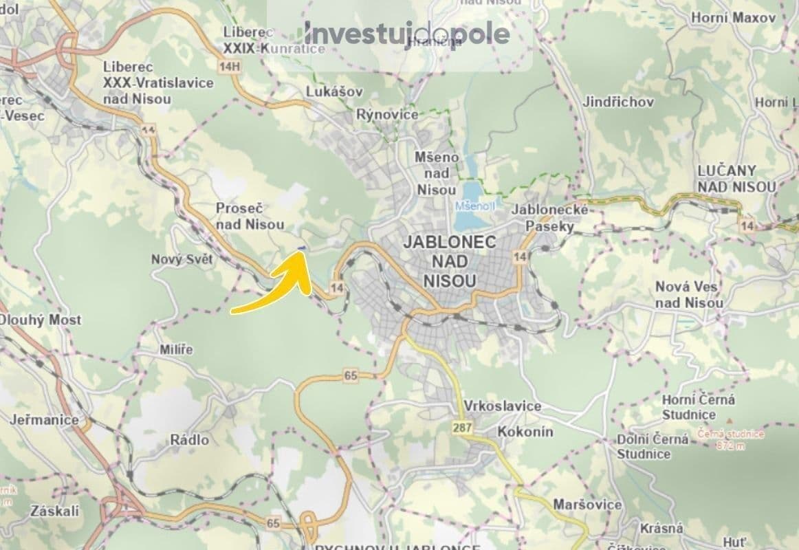 Prodej pozemku 1.580 m², Horní, Jablonec nad Nisou, Liberecký kraj Prodej pozemku 1.580 m², Horní, Jablonec nad Nisou, Liberecký kraj