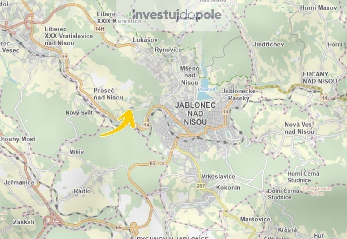 Prodej pozemku 1.580 m², Jablonec nad Nisou, Liberecký kraj Prodej pozemku 1.580 m², Jablonec nad Nisou, Liberecký kraj