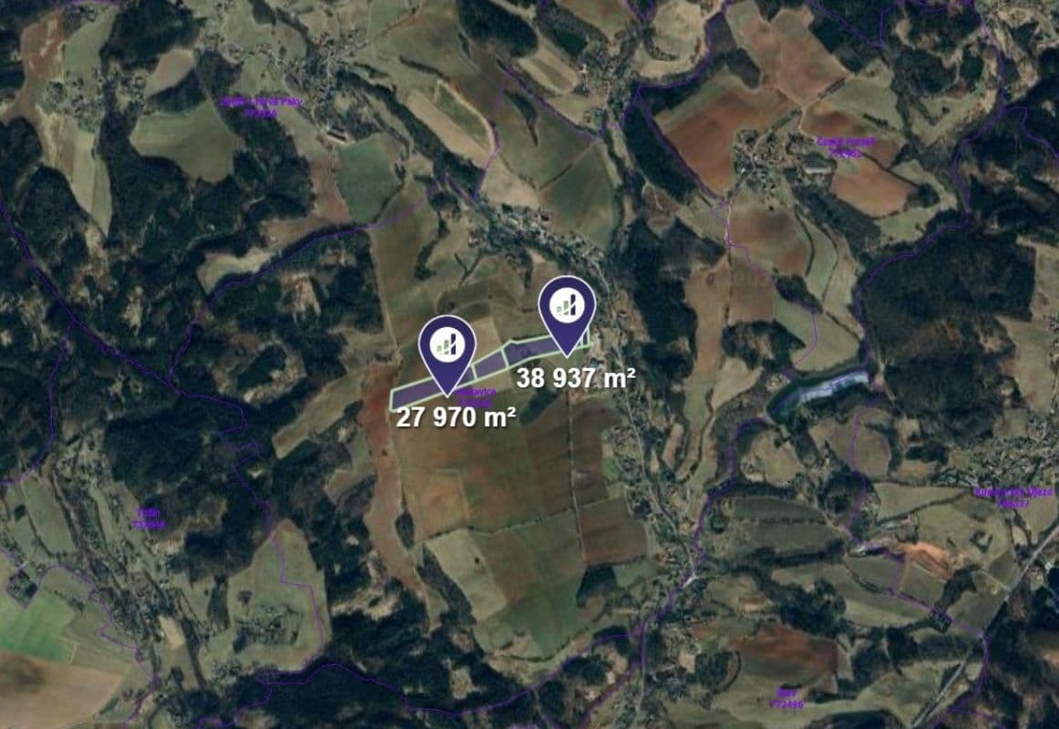 Prodej pozemku 66.907 m², Úbislavice, Královéhradecký kraj Prodej pozemku 66.907 m², Úbislavice, Královéhradecký kraj