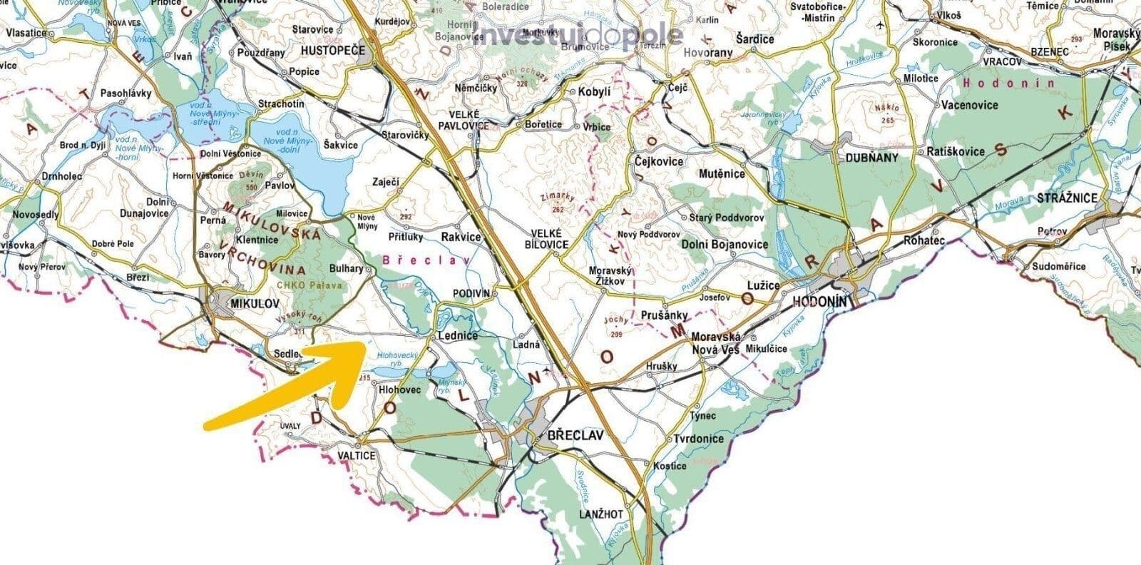 Prodej pozemku 1.310 m², Lednice, Jihomoravský kraj Prodej pozemku 1.310 m², Lednice, Jihomoravský kraj