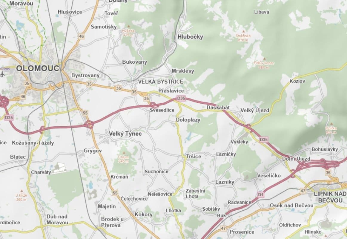 Prodej pozemku 4.410 m², Velký Újezd, Olomoucký kraj Prodej pozemku 4.410 m², Velký Újezd, Olomoucký kraj