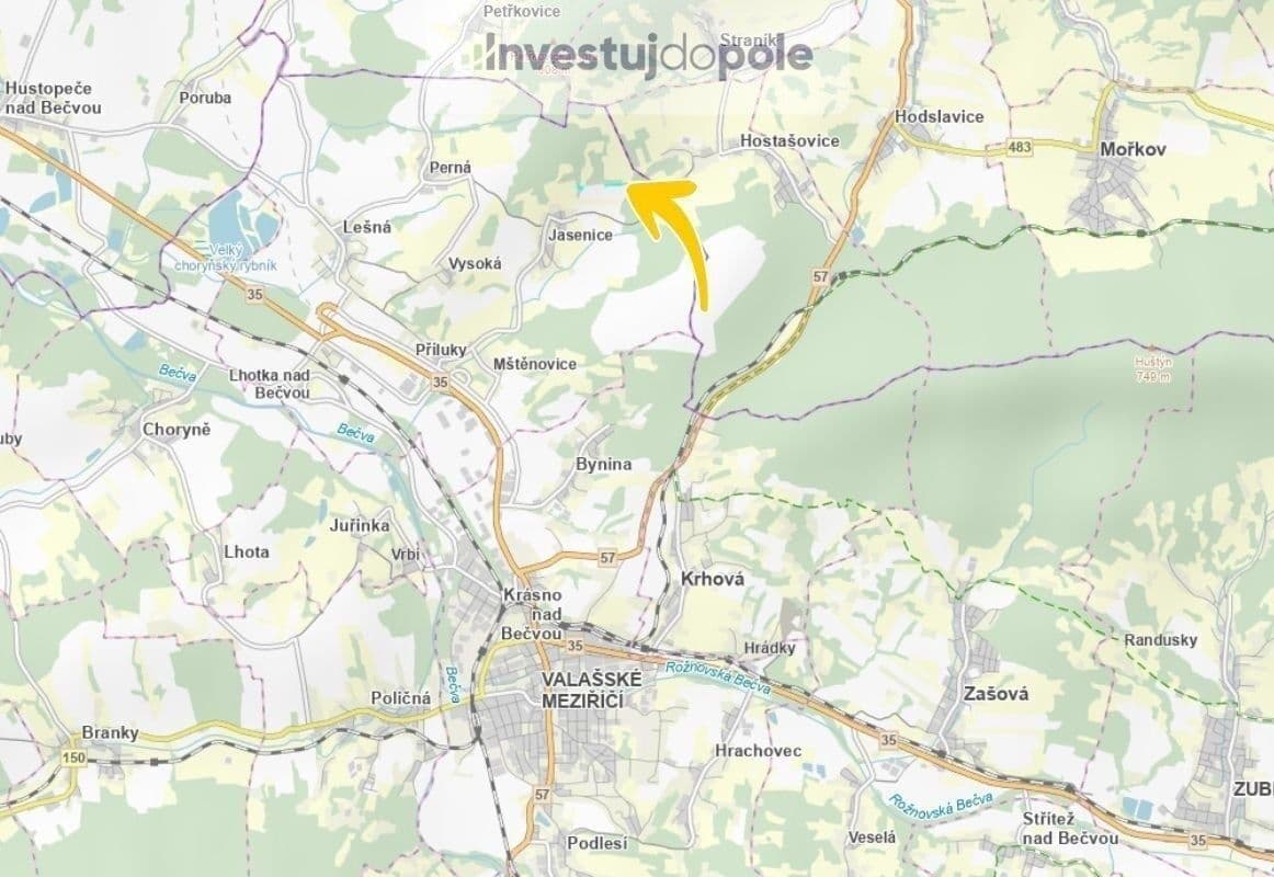 Prodej pozemku 1.470 m², Lešná, Zlínský kraj Prodej pozemku 1.470 m², Lešná, Zlínský kraj