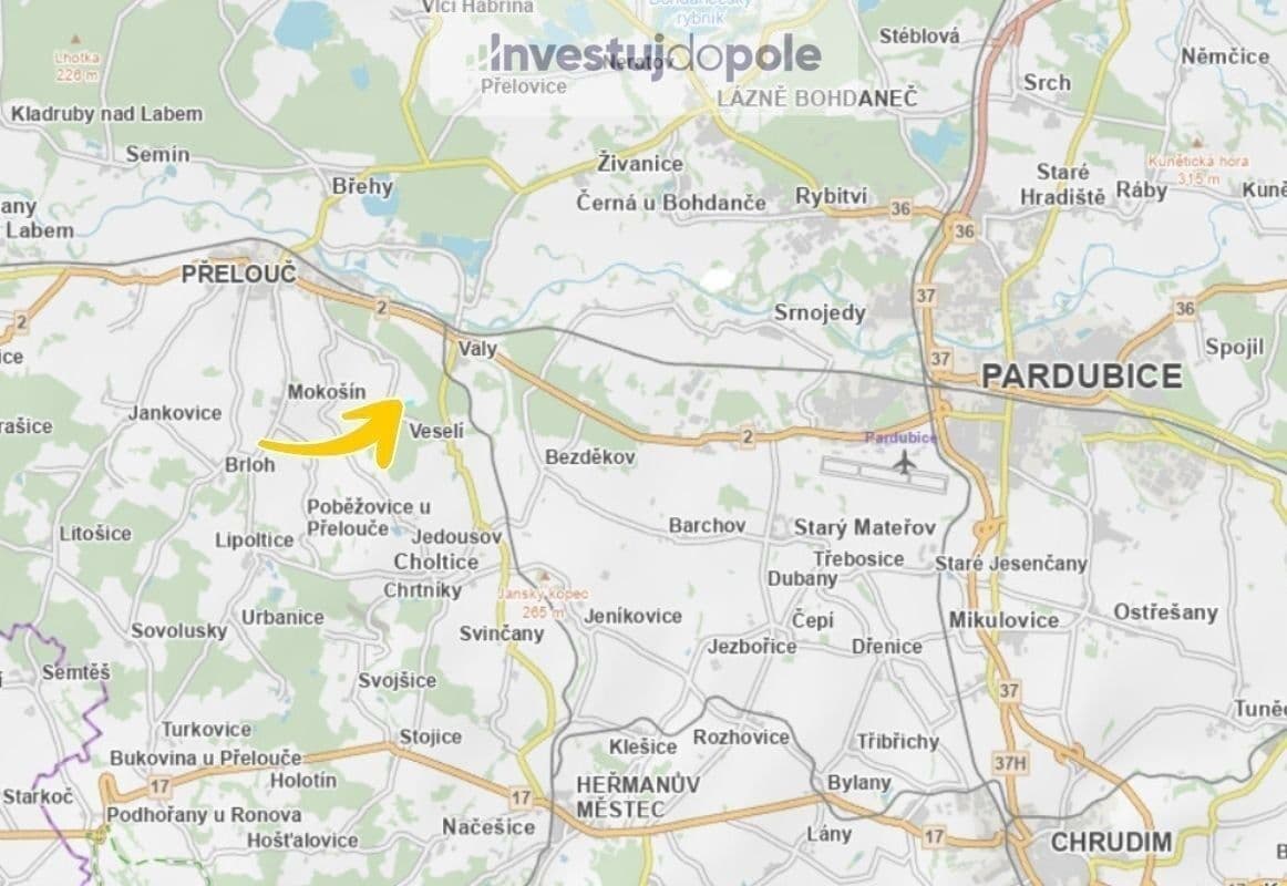 Prodej pozemku 2.901 m², Přelouč, Pardubický kraj Prodej pozemku 2.901 m², Přelouč, Pardubický kraj