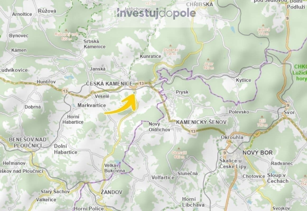 Prodej pozemku 9.266 m², Česká Kamenice, Ústecký kraj Prodej pozemku 9.266 m², Česká Kamenice, Ústecký kraj