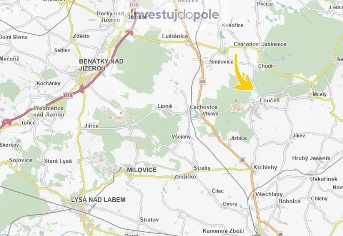 Prodej pozemku 1.594 m², Loučeň, Středočeský kraj Prodej pozemku 1.594 m², Loučeň, Středočeský kraj