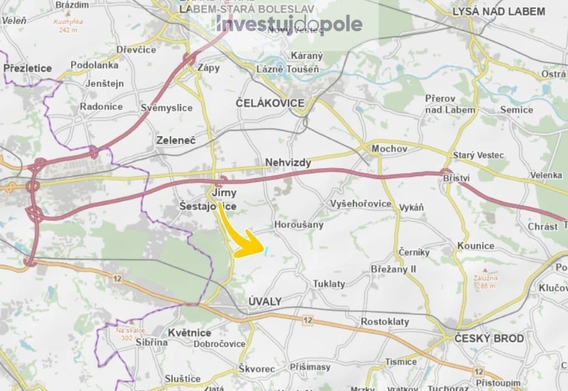 Prodej pozemku 3.452 m², Horoušany, Středočeský kraj Prodej pozemku 3.452 m², Horoušany, Středočeský kraj