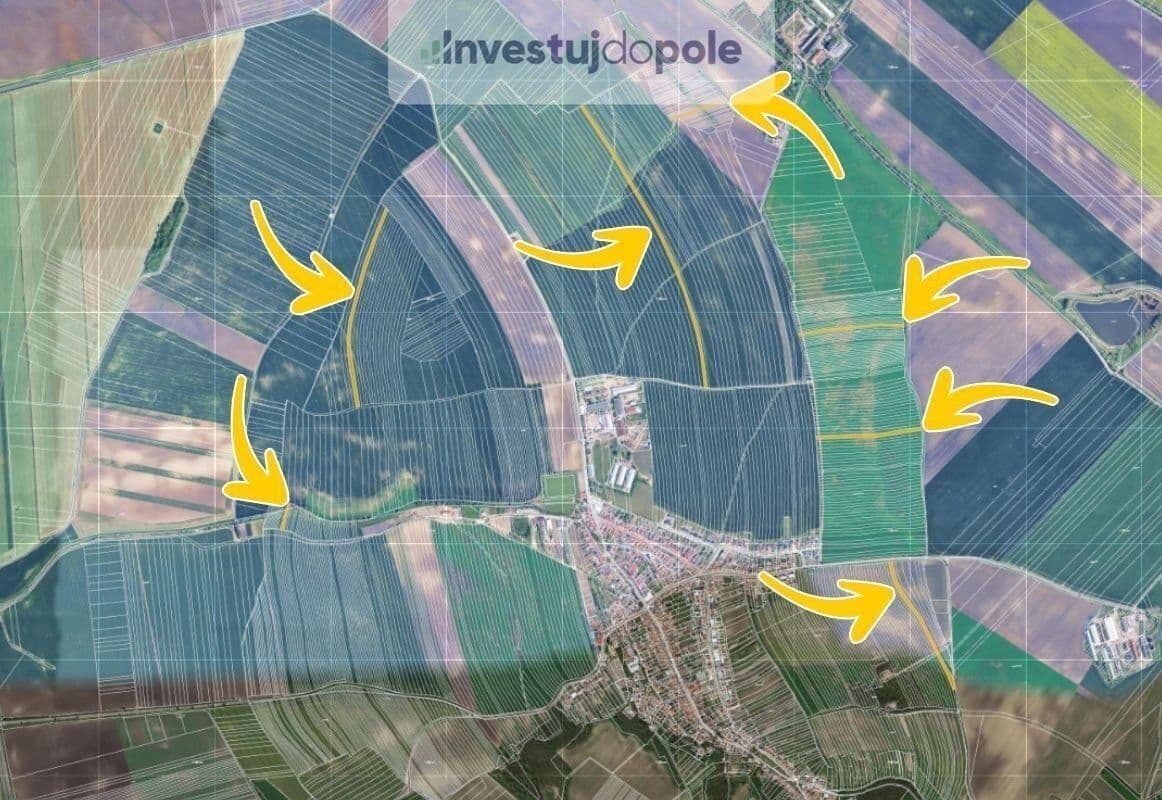 Prodej pozemku 27.553 m², Křepice, Jihomoravský kraj Prodej pozemku 27.553 m², Křepice, Jihomoravský kraj