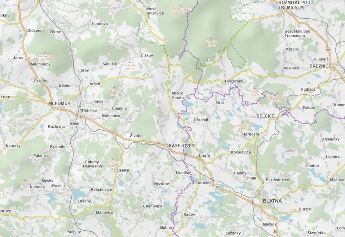 Prodej pozemku 14.063 m², Životice, Plzeňský kraj Prodej pozemku 14.063 m², Životice, Plzeňský kraj