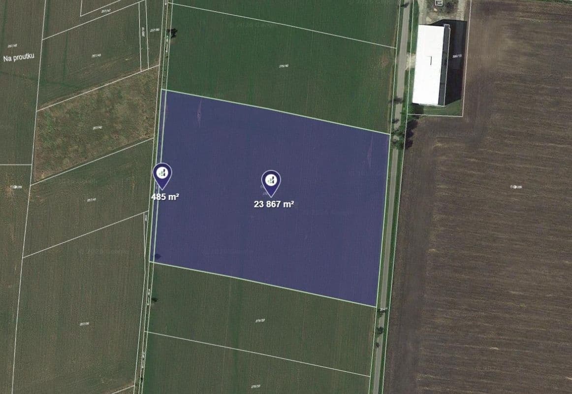 Prodej pozemku 13.529 m², Dobrovice, Středočeský kraj Prodej pozemku 13.529 m², Dobrovice, Středočeský kraj