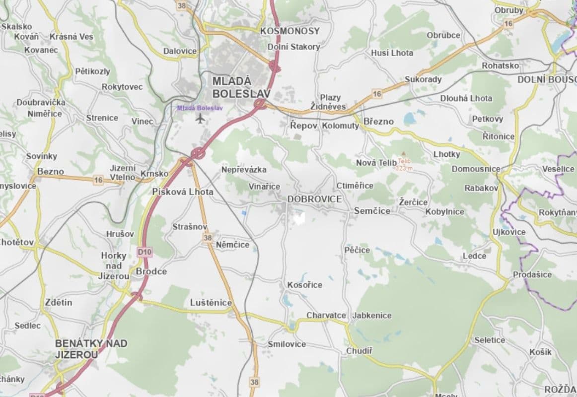 Prodej pozemku 13.529 m², Dobrovice, Středočeský kraj Prodej pozemku 13.529 m², Dobrovice, Středočeský kraj