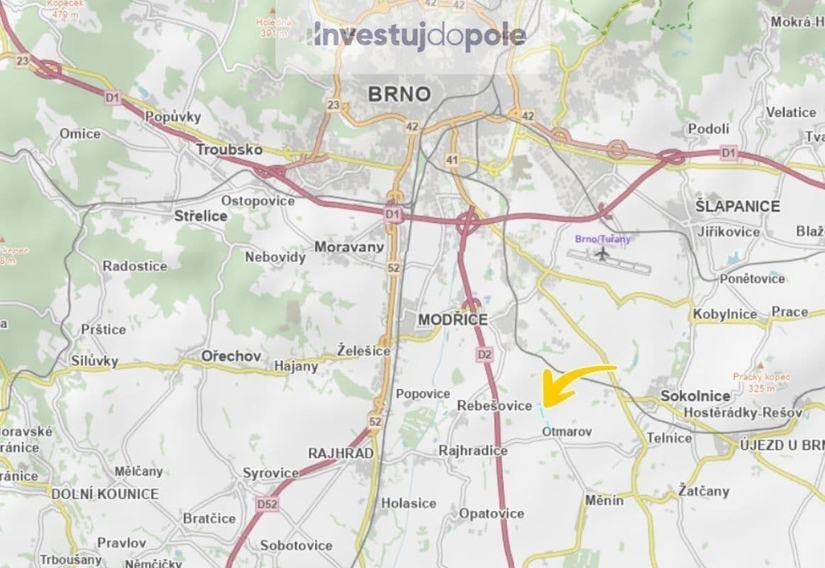 Prodej pozemku 4.785 m², Otmarov, Jihomoravský kraj Prodej pozemku 4.785 m², Otmarov, Jihomoravský kraj