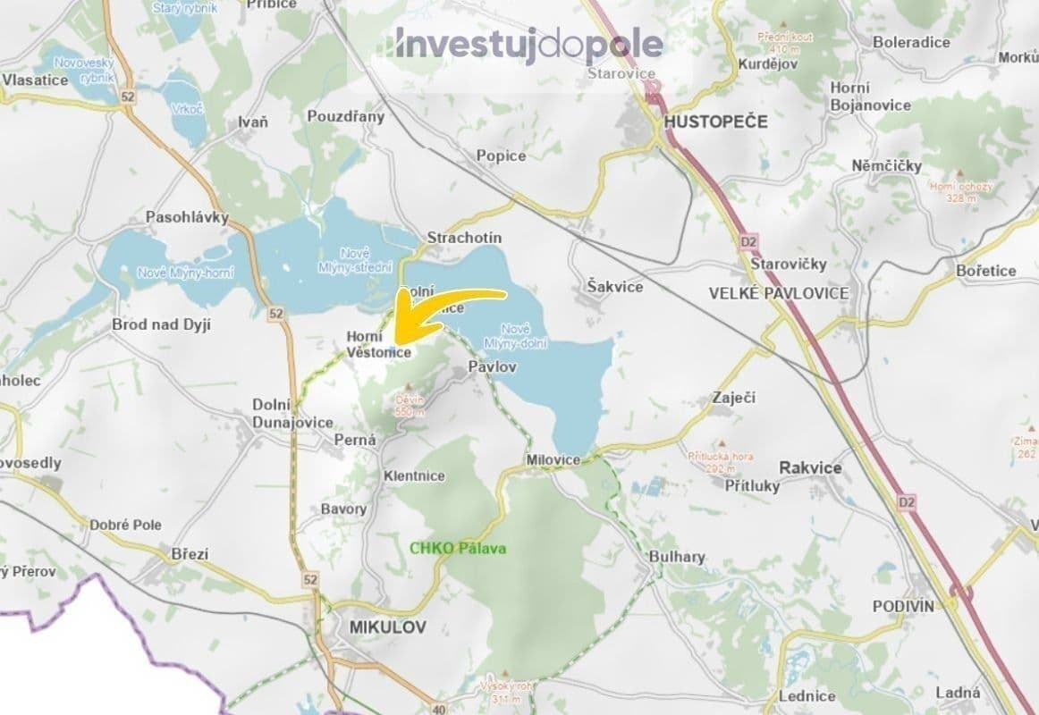 Prodej pozemku 8.391 m², Horní Věstonice, Jihomoravský kraj Prodej pozemku 8.391 m², Horní Věstonice, Jihomoravský kraj