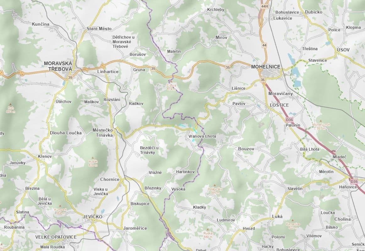 Prodej pozemku 16.744 m², Vranová Lhota, Pardubický kraj Prodej pozemku 16.744 m², Vranová Lhota, Pardubický kraj