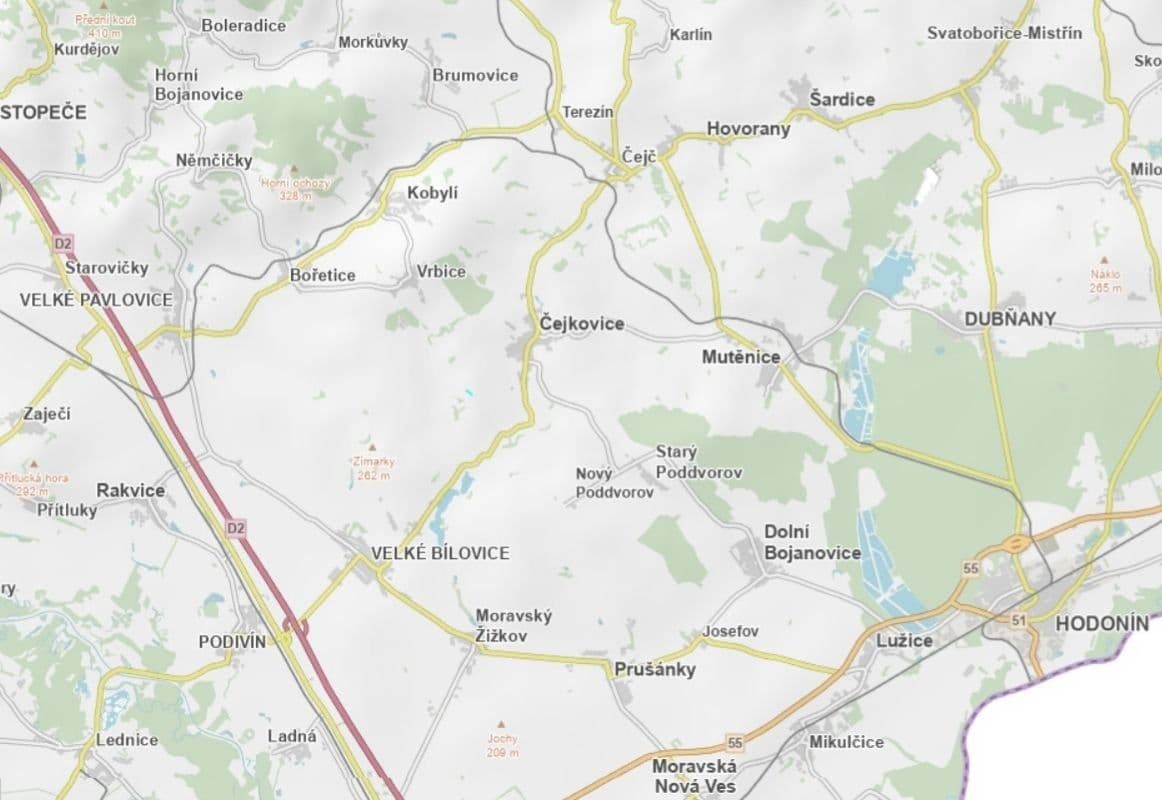 Prodej pozemku 6.540 m², Čejkovice, Jihomoravský kraj Prodej pozemku 6.540 m², Čejkovice, Jihomoravský kraj