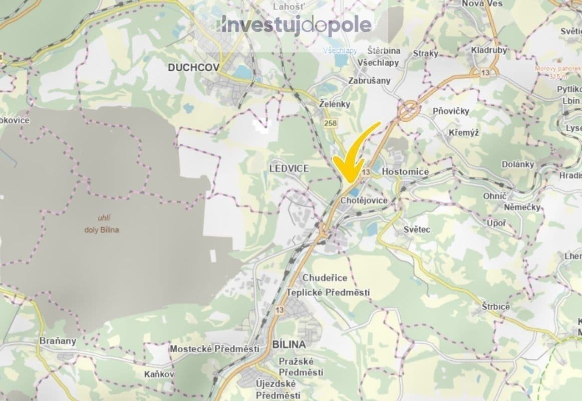 Prodej pozemku 23.900 m², Světec, Ústecký kraj Prodej pozemku 23.900 m², Světec, Ústecký kraj