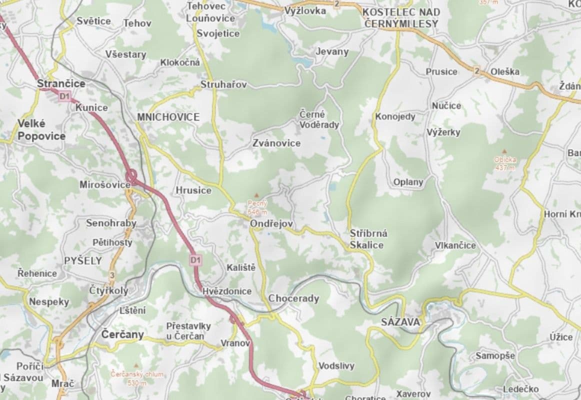 Prodej pozemku 2.457 m², Ondřejov, Středočeský kraj Prodej pozemku 2.457 m², Ondřejov, Středočeský kraj