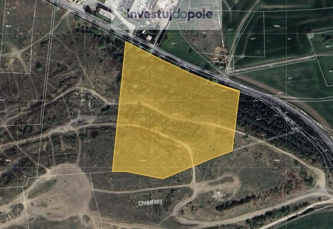 Prodej pozemku 4.219 m², Chrášťany, Středočeský kraj Prodej pozemku 4.219 m², Chrášťany, Středočeský kraj