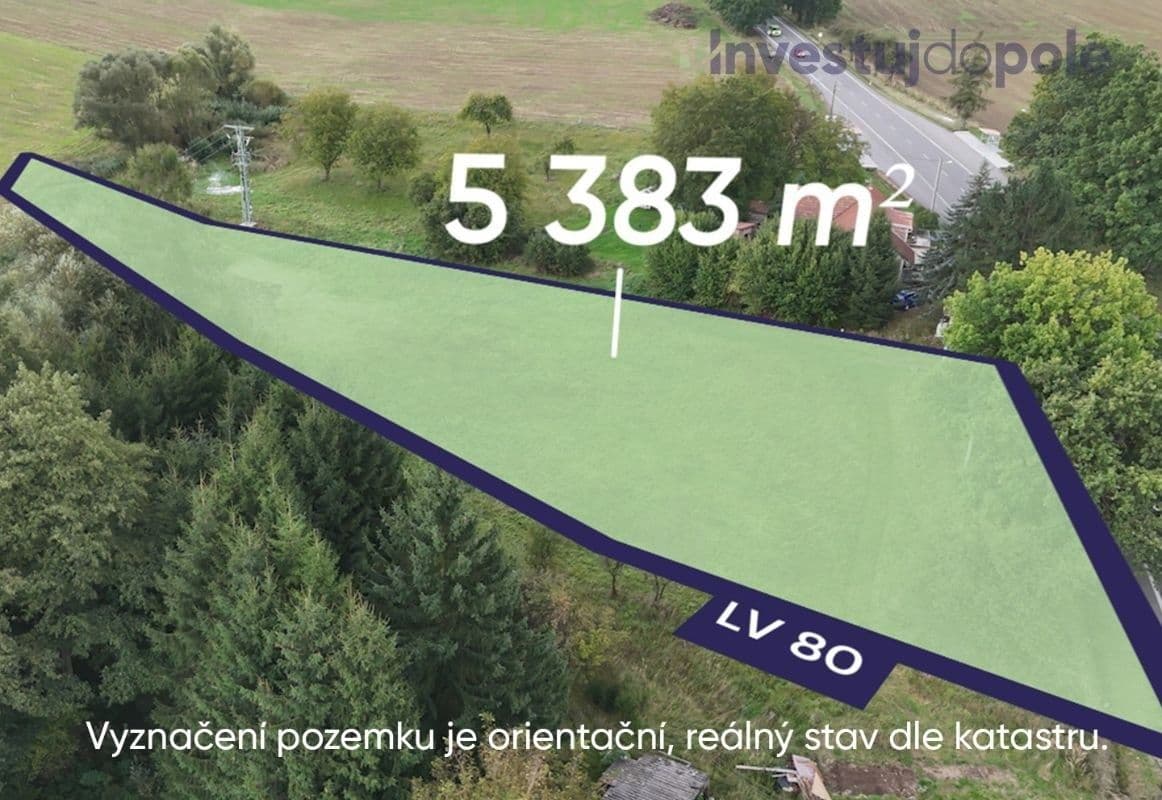 Prodej pozemku 5.383 m², Sopotnice, Pardubický kraj Prodej pozemku 5.383 m², Sopotnice, Pardubický kraj