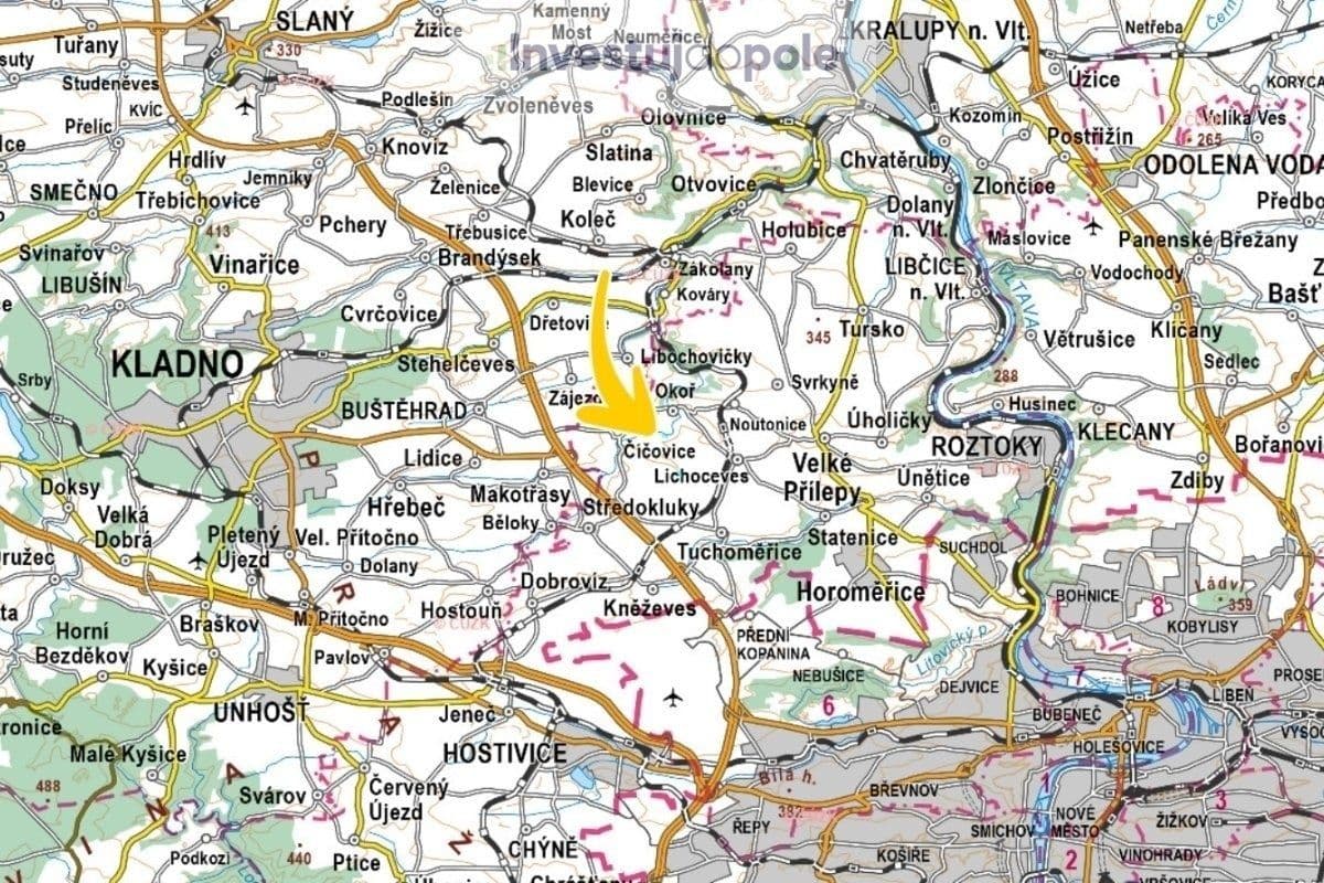 Prodej pozemku 8.368 m², Číčovice, Středočeský kraj Prodej pozemku 8.368 m², Číčovice, Středočeský kraj