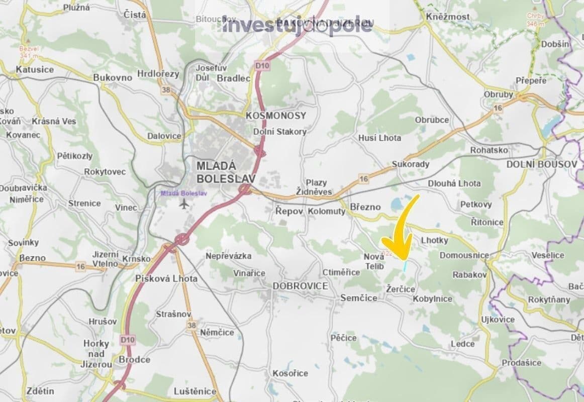 Prodej pozemku 16.716 m², Nová Telib, Středočeský kraj Prodej pozemku 16.716 m², Nová Telib, Středočeský kraj