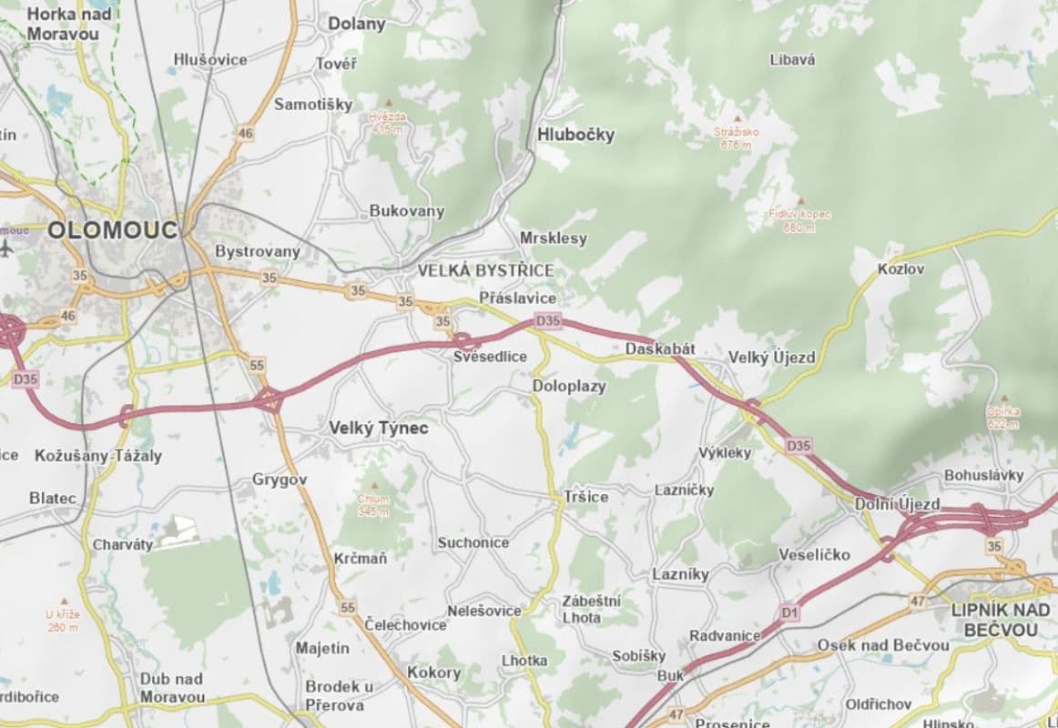 Prodej pozemku 3.815 m², Velký Újezd, Olomoucký kraj Prodej pozemku 3.815 m², Velký Újezd, Olomoucký kraj