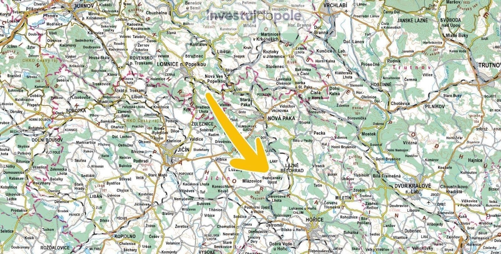 Prodej pozemku 3.217 m², Svatojanský Újezd, Královéhradecký kraj Prodej pozemku 3.217 m², Svatojanský Újezd, Královéhradecký kraj