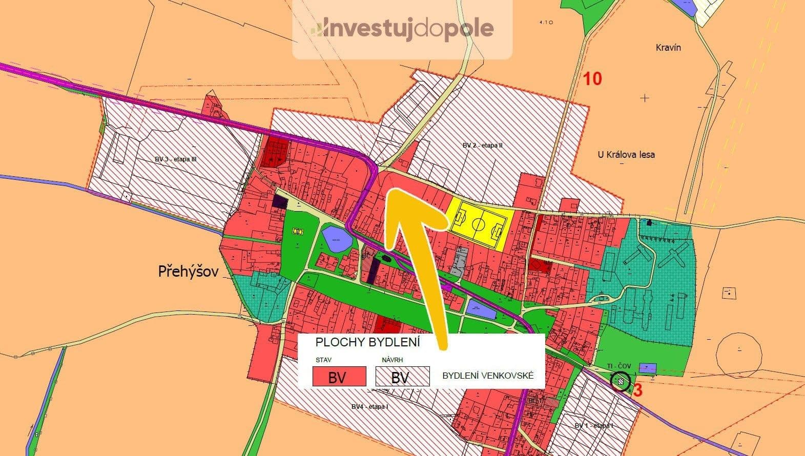 Prodej pozemku 2.257 m², Přehýšov, Plzeňský kraj Prodej pozemku 2.257 m², Přehýšov, Plzeňský kraj