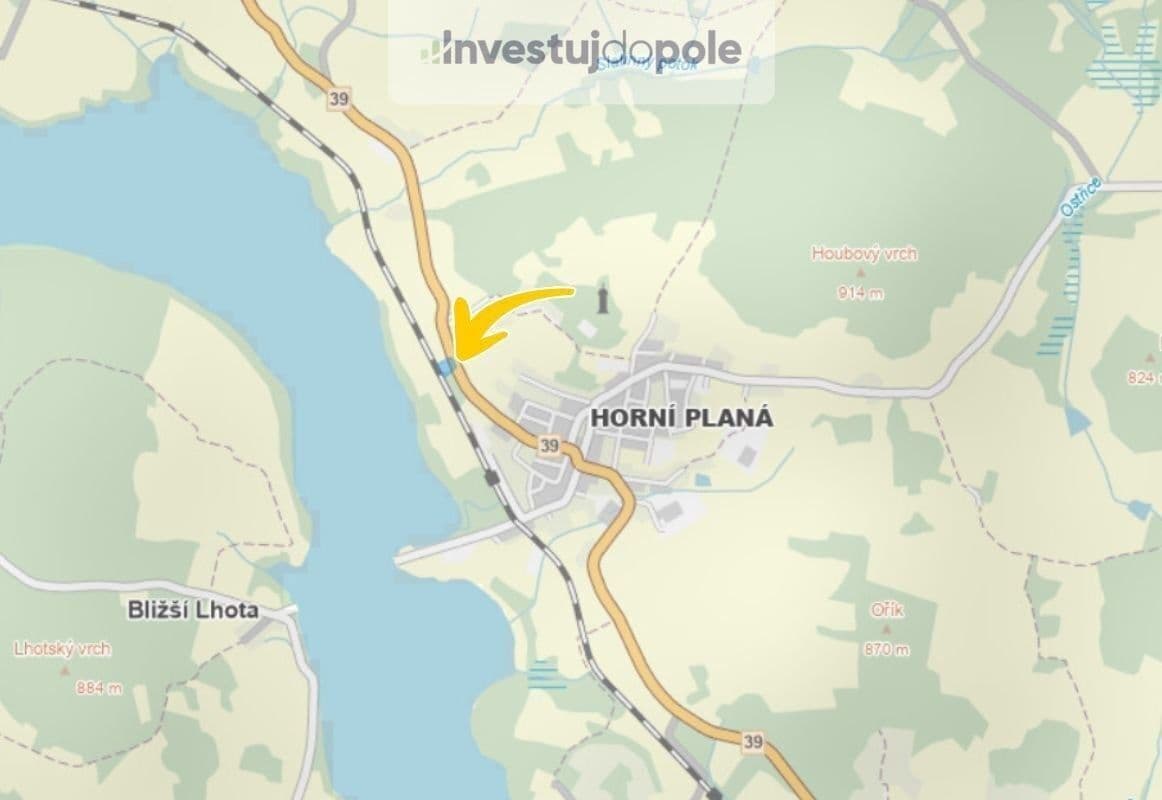 Prodej pozemku 5.807 m², Volarská, Horní Planá, Jihočeský kraj Prodej pozemku 5.807 m², Volarská, Horní Planá, Jihočeský kraj