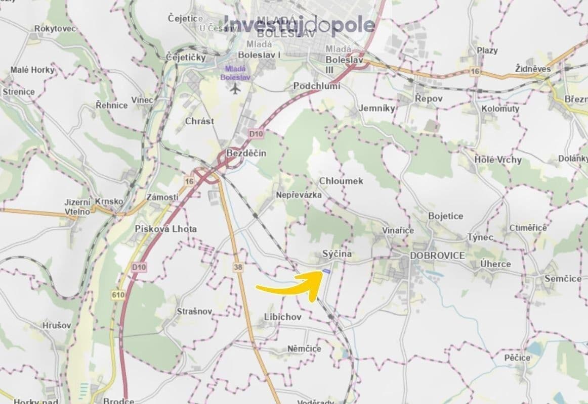 Prodej pozemku 1.693 m², Dobrovice, Středočeský kraj Prodej pozemku 1.693 m², Dobrovice, Středočeský kraj