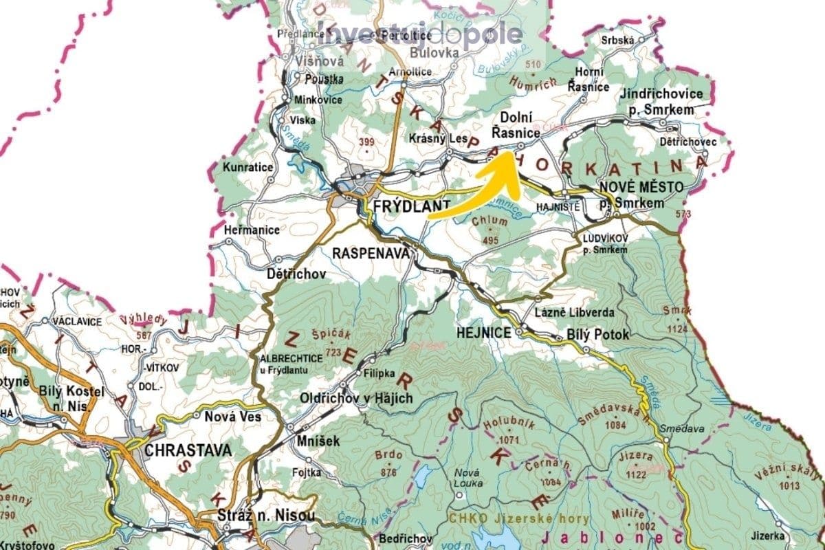 Prodej pozemku 2.046 m², Dolní Řasnice, Liberecký kraj Prodej pozemku 2.046 m², Dolní Řasnice, Liberecký kraj