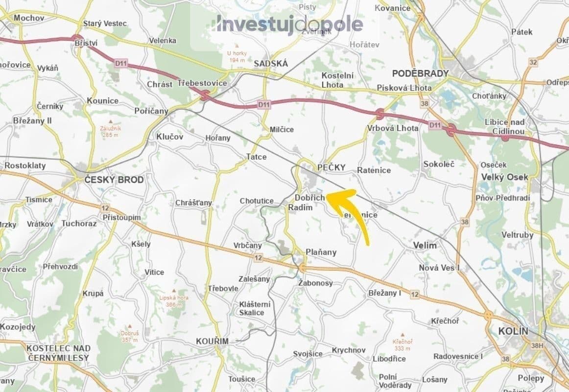 Prodej pozemku 1.645 m², Dobřichov, Středočeský kraj Prodej pozemku 1.645 m², Dobřichov, Středočeský kraj