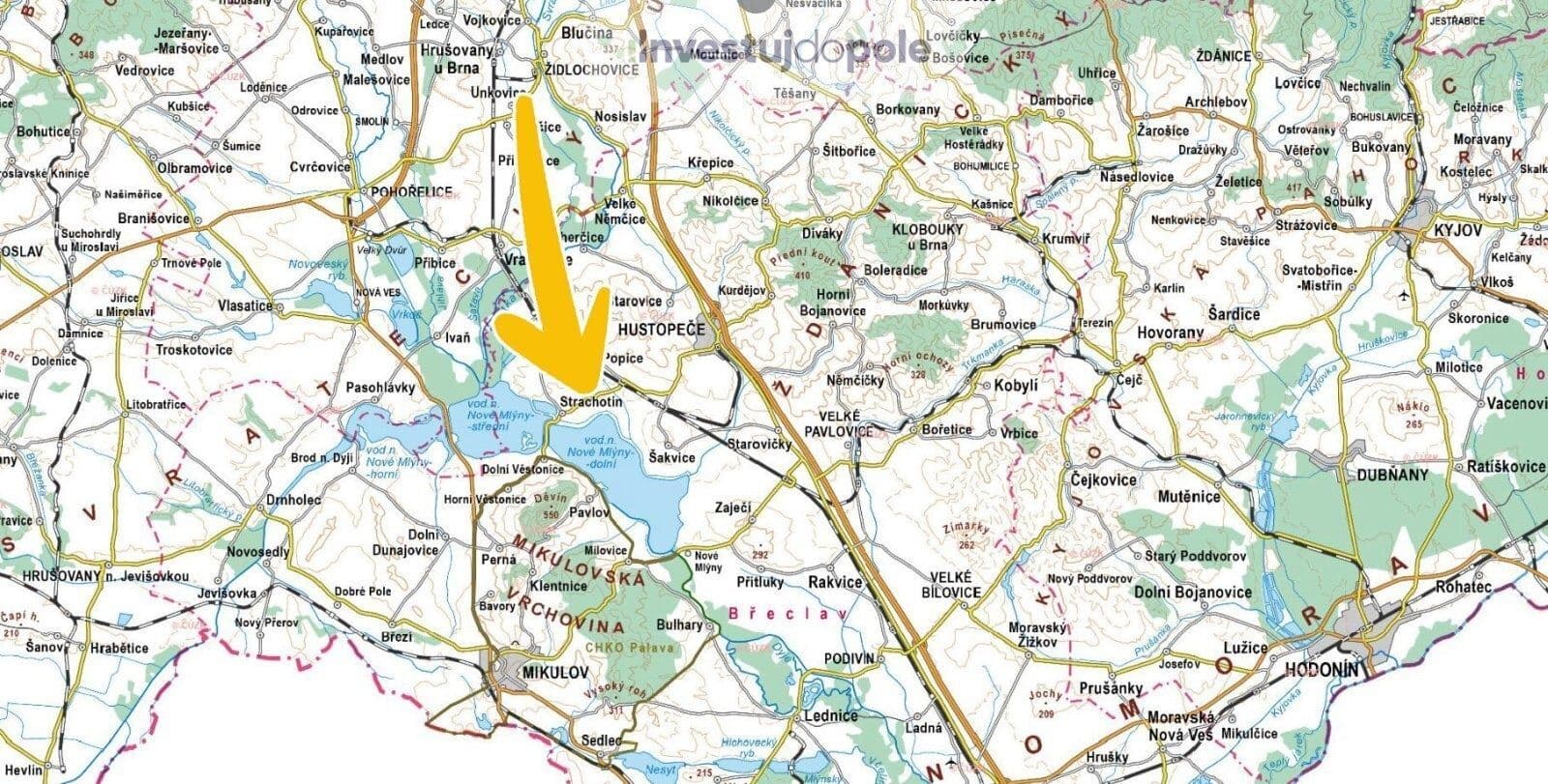 Prodej pozemku 4.997 m², Strachotín, Jihomoravský kraj Prodej pozemku 4.997 m², Strachotín, Jihomoravský kraj