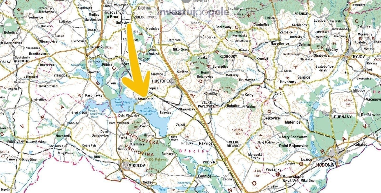 Prodej pozemku 4.997 m², Strachotín, Jihomoravský kraj Prodej pozemku 4.997 m², Strachotín, Jihomoravský kraj