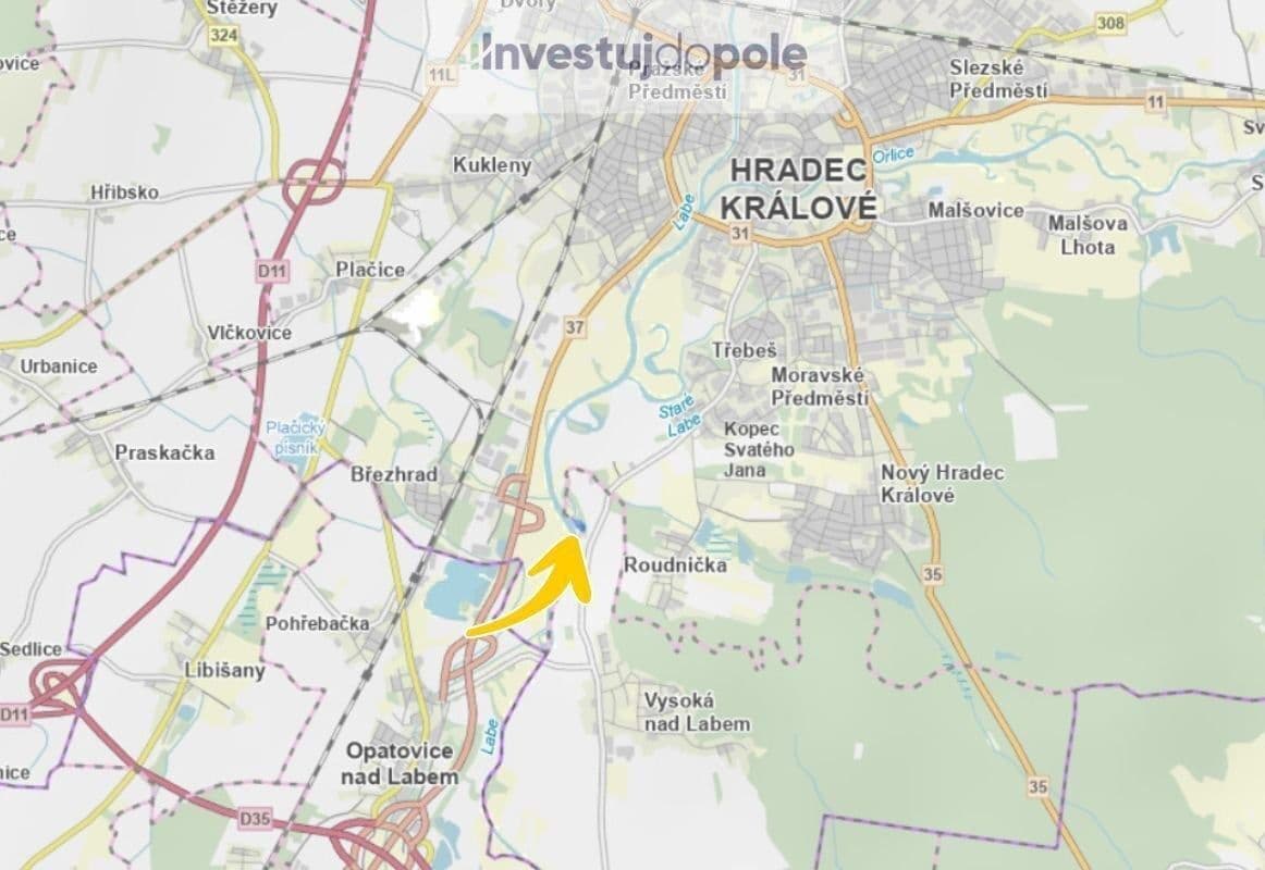 Prodej pozemku 3.472 m², Hradec Králové, Královéhradecký kraj Prodej pozemku 3.472 m², Hradec Králové, Královéhradecký kraj