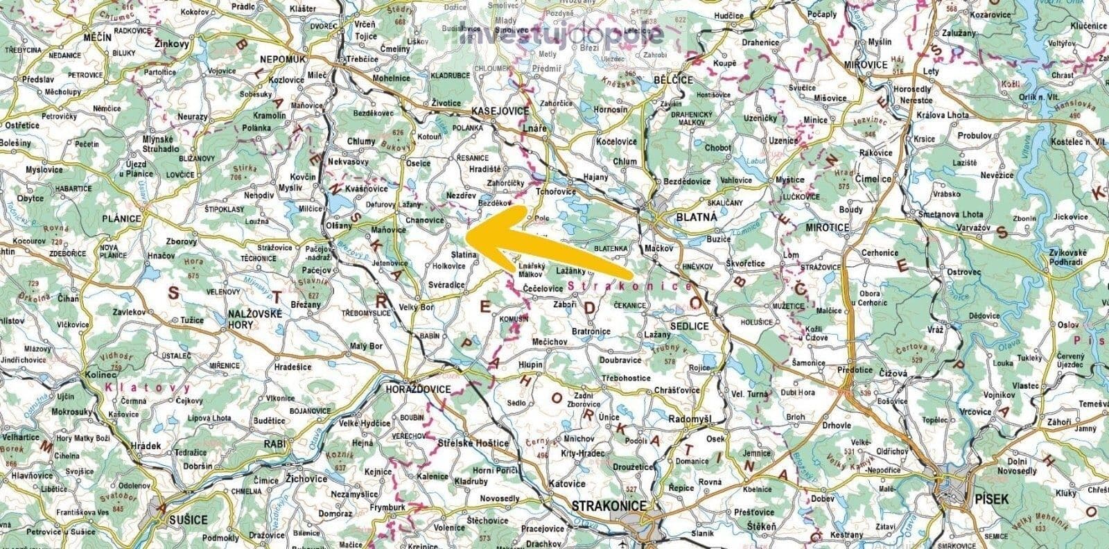 Prodej pozemku 3.138 m², Chanovice, Plzeňský kraj Prodej pozemku 3.138 m², Chanovice, Plzeňský kraj