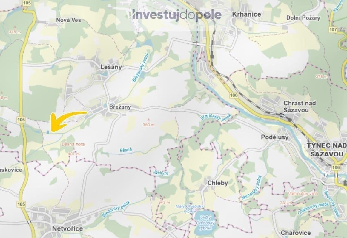 Prodej pozemku 6.625 m², Lešany, Středočeský kraj Prodej pozemku 6.625 m², Lešany, Středočeský kraj