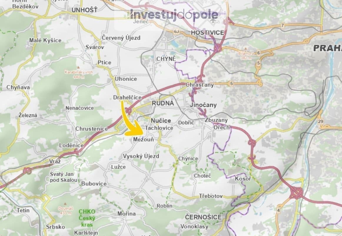 Prodej pozemku 1.840 m², Nučice, Středočeský kraj Prodej pozemku 1.840 m², Nučice, Středočeský kraj