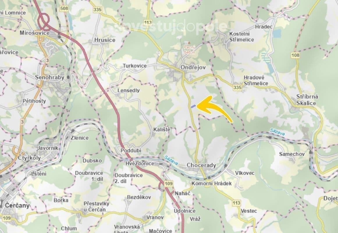 Prodej pozemku 3.581 m², Ondřejov, Středočeský kraj Prodej pozemku 3.581 m², Ondřejov, Středočeský kraj