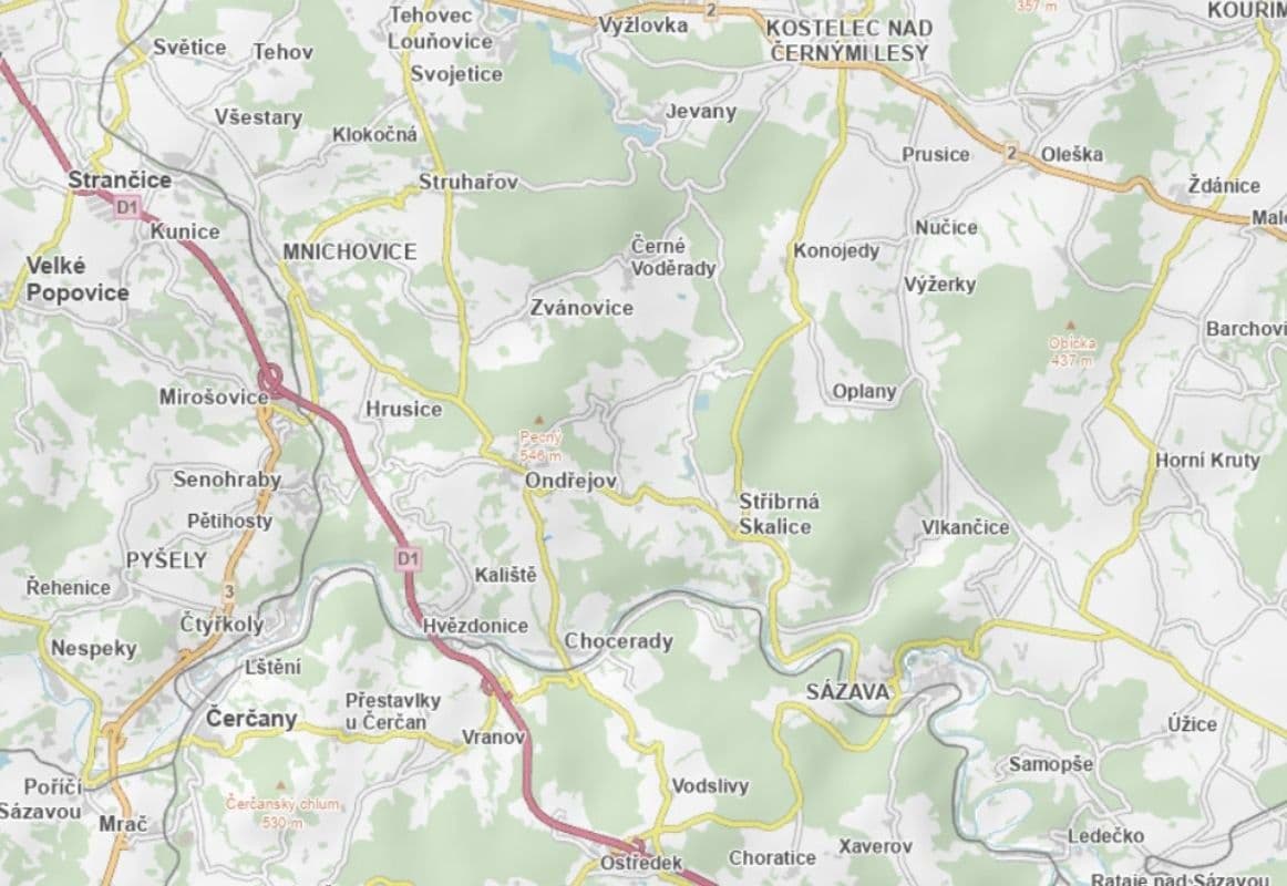 Prodej pozemku 3.581 m², Ondřejov, Středočeský kraj Prodej pozemku 3.581 m², Ondřejov, Středočeský kraj