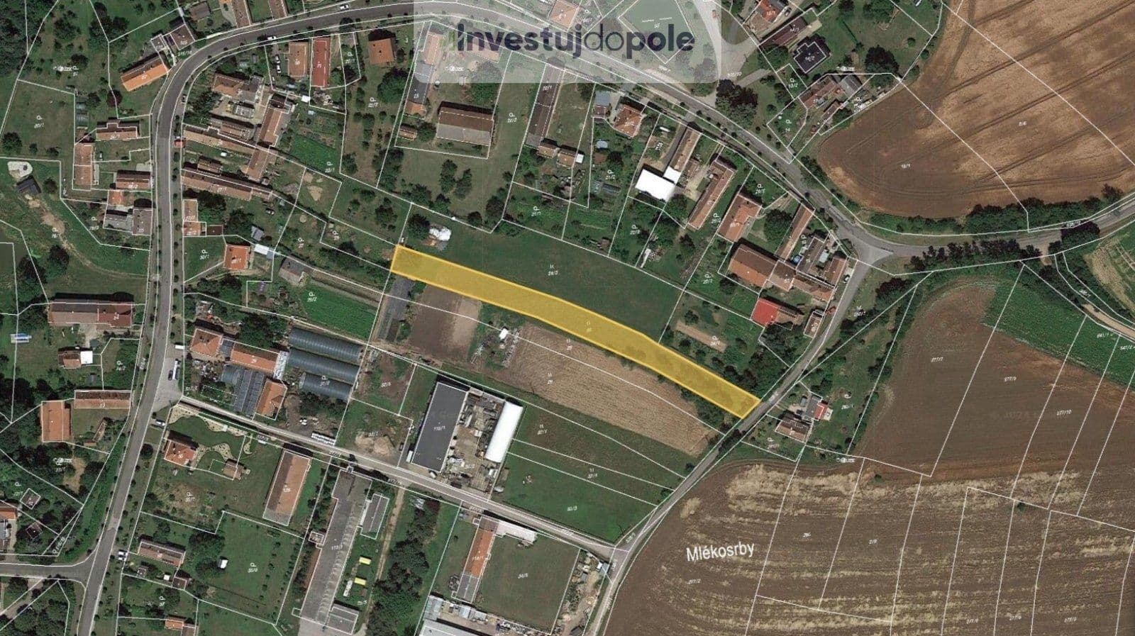 Prodej pozemku 1.205 m², Mlékosrby, Královéhradecký kraj Prodej pozemku 1.205 m², Mlékosrby, Královéhradecký kraj