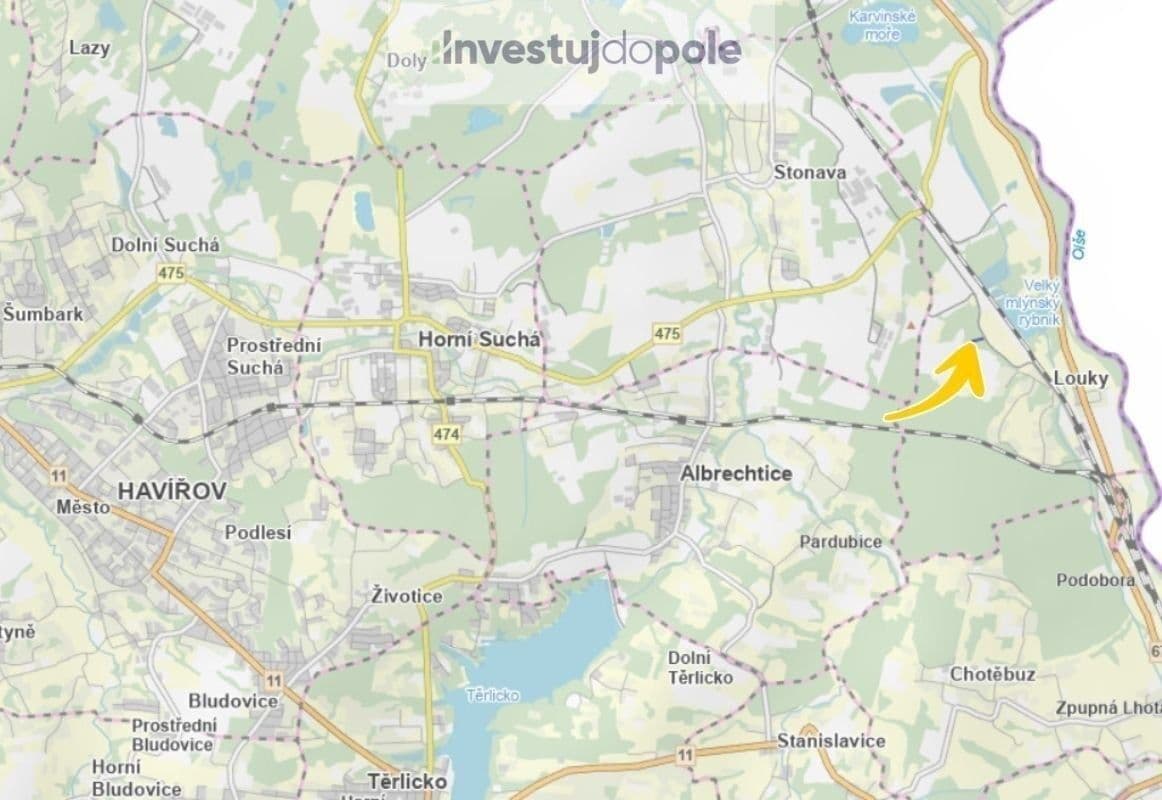 Prodej pozemku 6.369 m², Karviná, Moravskoslezský kraj Prodej pozemku 6.369 m², Karviná, Moravskoslezský kraj