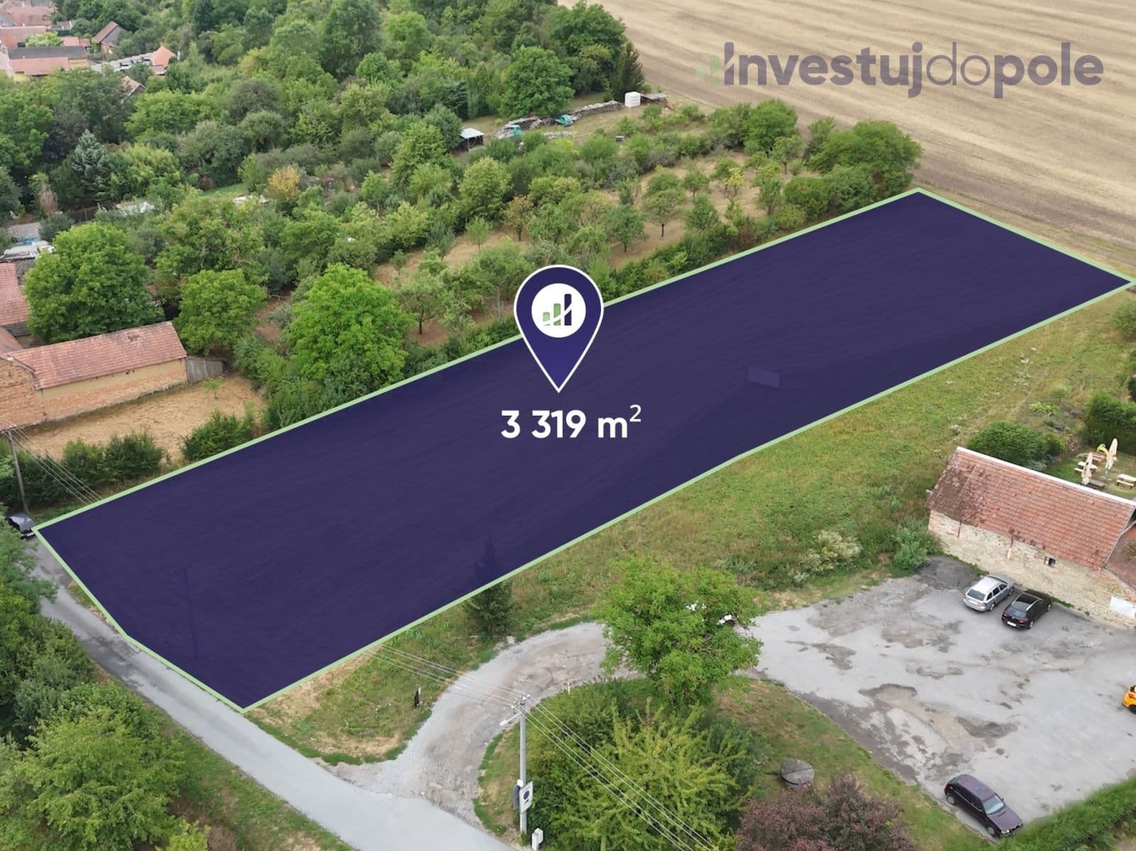 Prodej pozemku 3.319 m², Kožušice, Jihomoravský kraj Prodej pozemku 3.319 m², Kožušice, Jihomoravský kraj