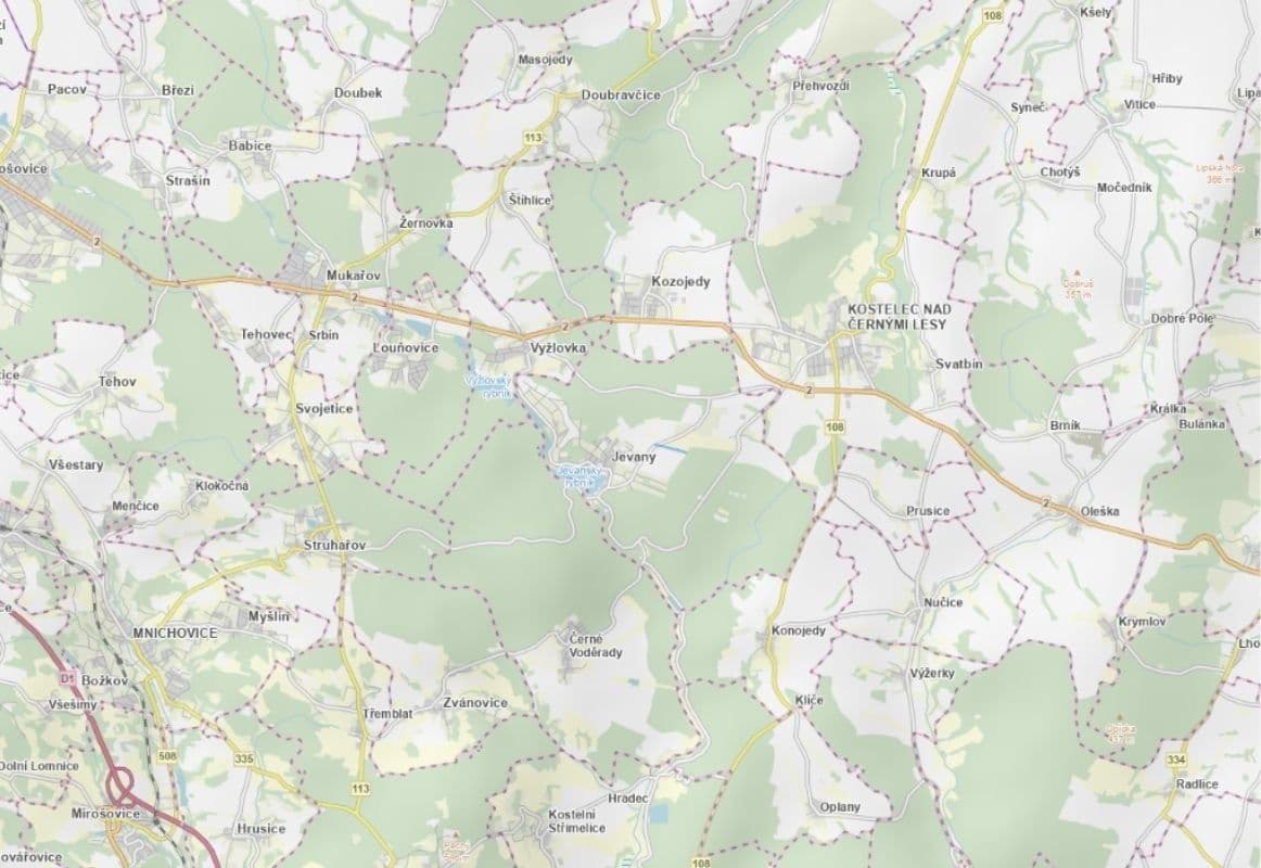 Prodej pozemku 1.340 m², Jevany, Středočeský kraj Prodej pozemku 1.340 m², Jevany, Středočeský kraj