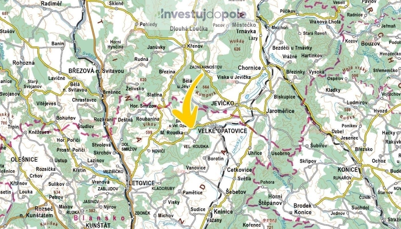Prodej pozemku 1.304 m², Velké Opatovice, Jihomoravský kraj Prodej pozemku 1.304 m², Velké Opatovice, Jihomoravský kraj