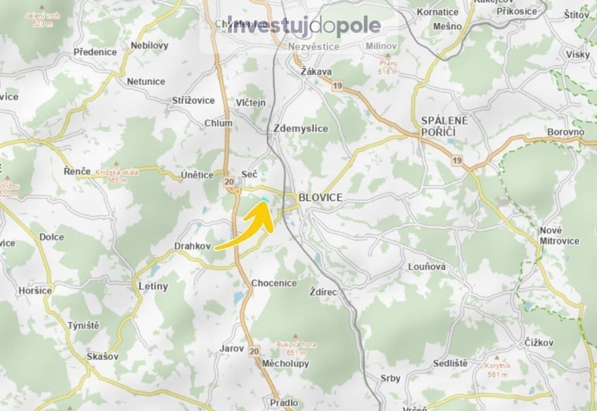 Prodej pozemku 8.546 m², Blovice, Plzeňský kraj Prodej pozemku 8.546 m², Blovice, Plzeňský kraj