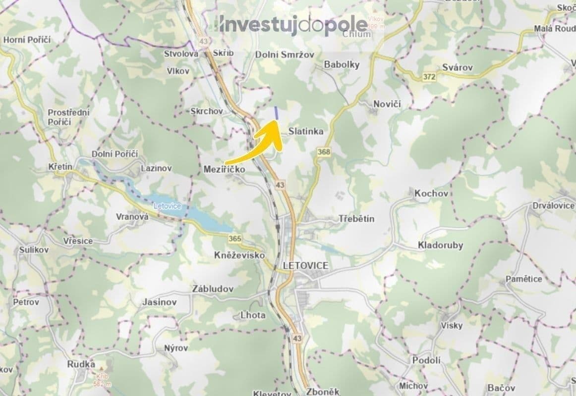 Prodej pozemku 10.240 m², Letovice, Jihomoravský kraj Prodej pozemku 10.240 m², Letovice, Jihomoravský kraj