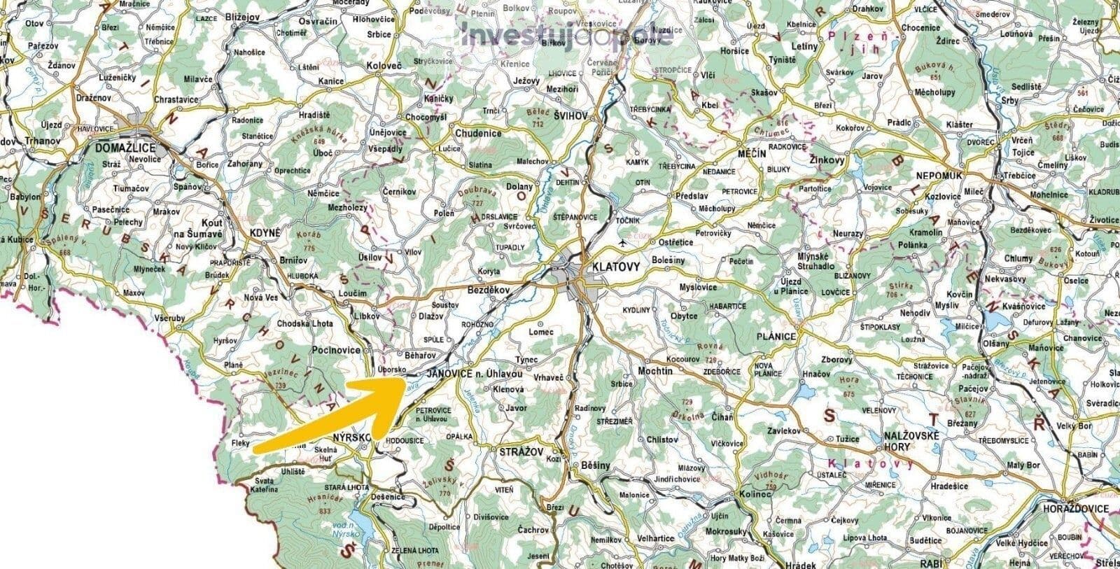 Prodej pozemku 10.426 m², Běhařov, Plzeňský kraj Prodej pozemku 10.426 m², Běhařov, Plzeňský kraj